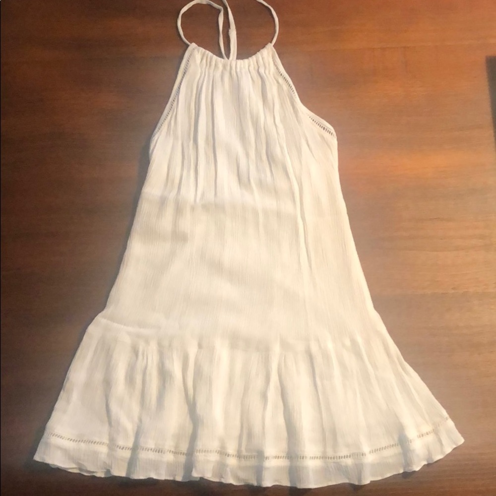 Lulu’s Backless White Sundress XS